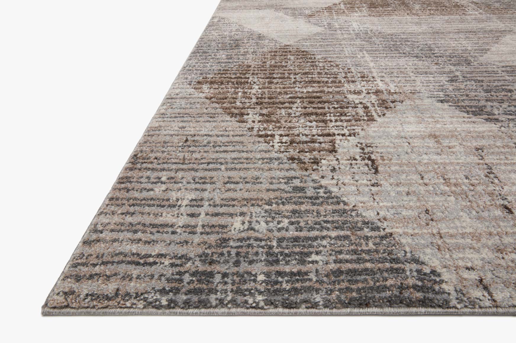 Loloi II Austen Collection - Contemporary Power Loomed Rug in Stone & Bark (AUS-04) - Image 3
