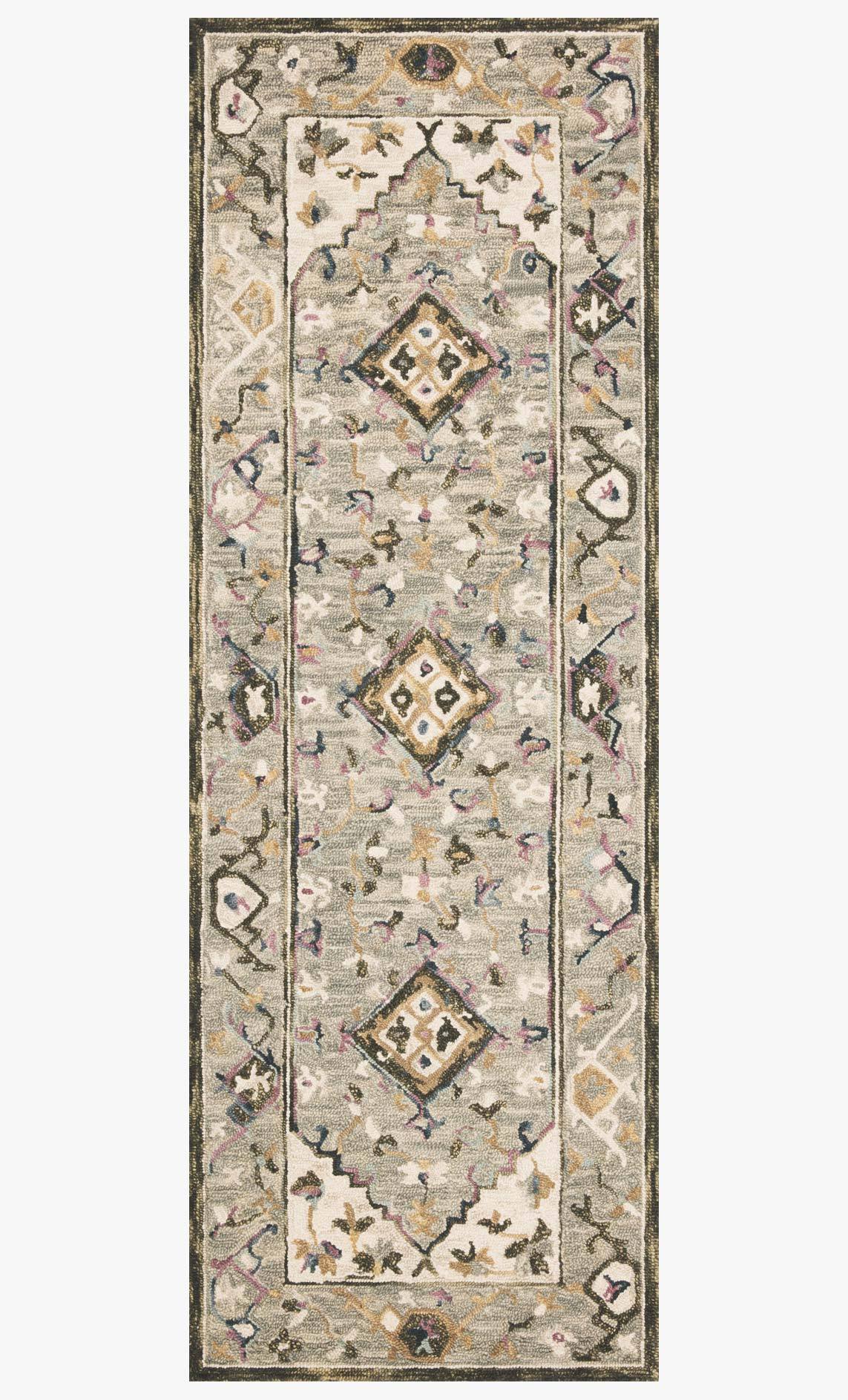 Loloi II Beatty Collection - Traditional Hooked Rug in Grey & Ivory (BEA-01) - Image 4