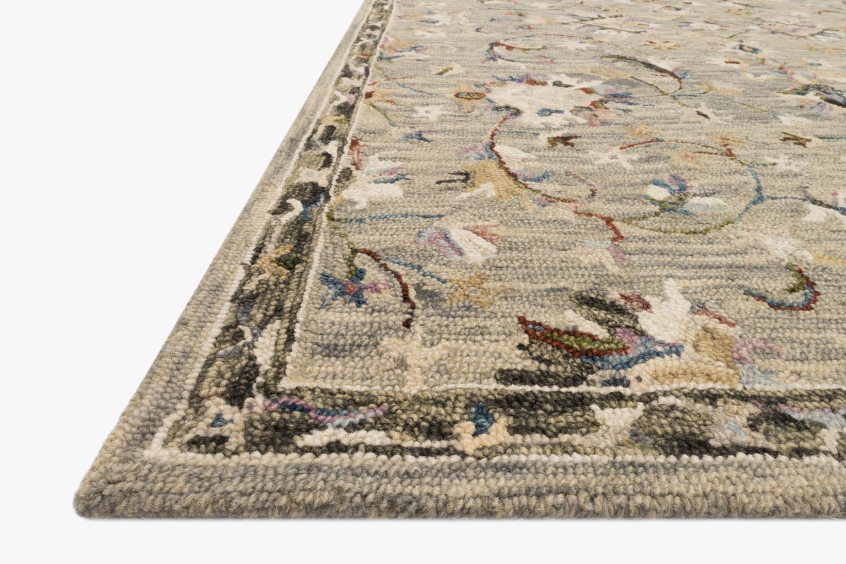 Loloi II Beatty Collection - Traditional Hooked Rug in Grey (BEA-03) - Image 3